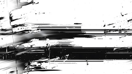 bold streaks of black ink on a white canvas, creating a visually impactful abstract pattern, perfect for modern art themes and graphic design elements.