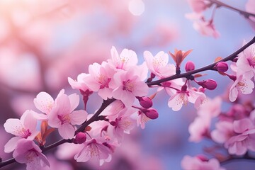 Sakura Dream: Cherry Blossom Gradients in Enchanting Blossom Colors