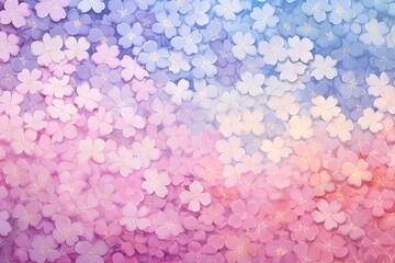 Sakura Cherry Blossom Gradients: Pastel Petal Spectrum Elegance