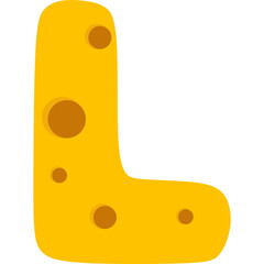 Alphabet Cheese Cake