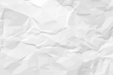 White clean crumpled paper