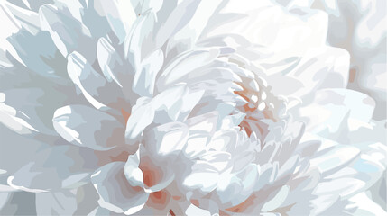 Macro image of white chrysanthemum flower. selective