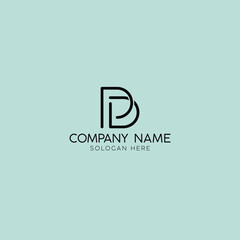 Logo brand mark for company name