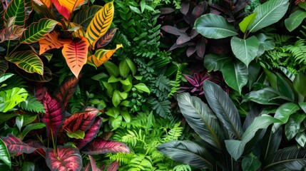 Vibrant and colorful blank mockup of botanical garden labels making it easy to differentiate between different types of plants. .