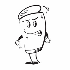 Cool Cartoon Smile Emoticon Character (6)