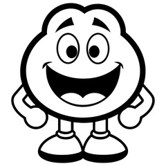 Cool Cartoon Smile Emoticon Character (48)