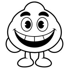 Cool Cartoon Smile Emoticon Character (52)