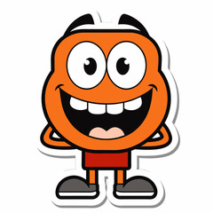 Cool Cartoon Smile Emoticon Character (53)