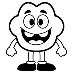 Cool Cartoon Smile Emoticon Character (56)