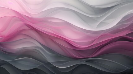 Abstract pink and grey waves background. Suitable for design projects
