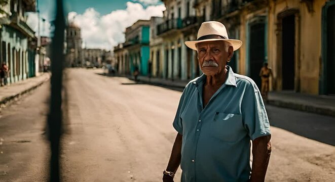 Cuban man in Cuba.