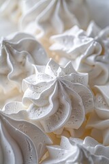 Close up shot of a cake with white frosting, perfect for bakery or dessert concepts