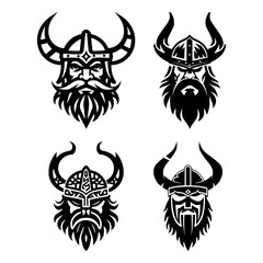 viking mask logo