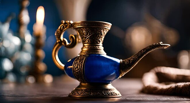 Arabic magic lamp.