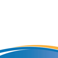 Business Wavy Footer