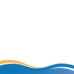 Business Wavy Footer