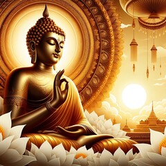 Buddha Purnima Background