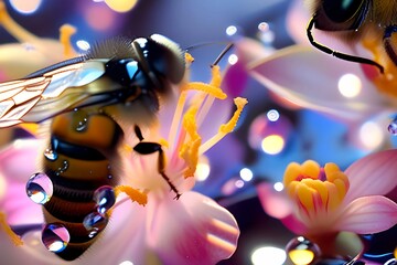Animals, insects, bee