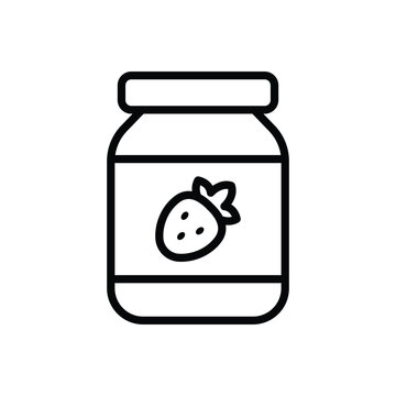 recommend clip art: jam jar icon vector design template simple and clean
