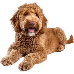 Fototapeta premium dog in front of white background