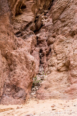 Wadi El Veshwash canyon in Sinai Peninsula