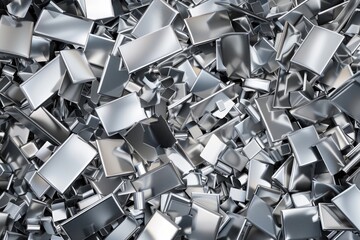 A pile of metal pieces, useful for industrial concepts