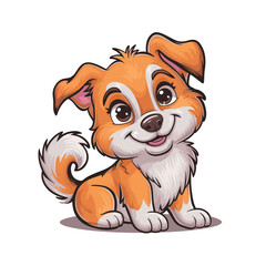 Obraz premium cartoon animal dog