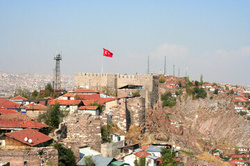Settlements, many roofs in Ankara Turkey