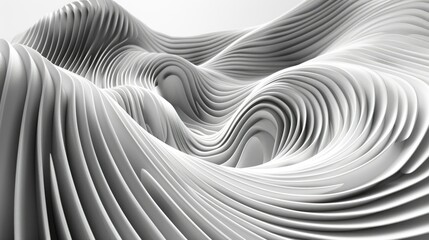 Flowing motion lines in a captivating swirl