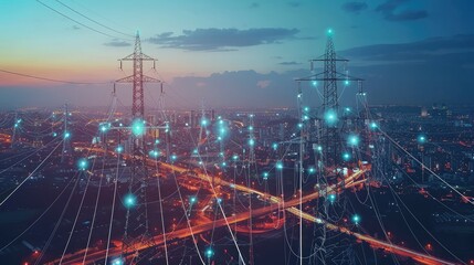 Smart grid infrastructure managing electricity distribution