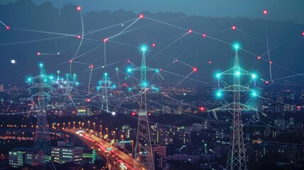 Smart grid infrastructure managing electricity distribution