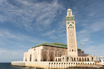 Fototapeta na wymiar Hassan II Mosque, Casablanca, Morocco