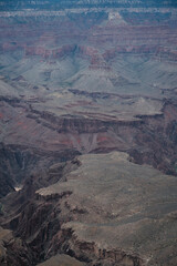 Rainy day the Grand Canyon, in Arizona