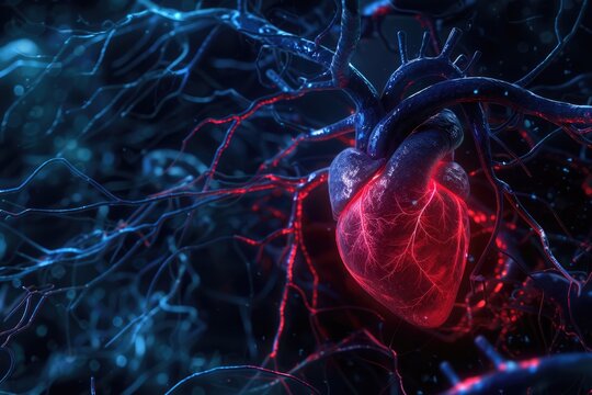 Understanding Cardiac Arrhythmia: A Visual Illustration of Fibrillation of the Heart's Nodules