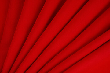 Red satin background. Abstract elegant background.