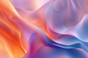 Obraz premium Colorful abstract background Ready banner. With liquid bubble tissue effects