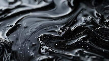 Black abstract painting texture background image