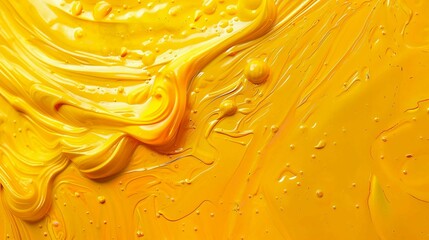 Yellow abstract painting texture background image