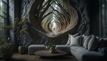 Mind bending reality, 3d fractal art, texture variations of shape,