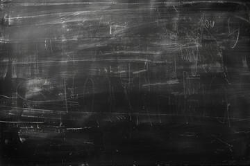 A blackboard with chalk writing, perfect for educational and business concepts - obrazy, fototapety, plakaty