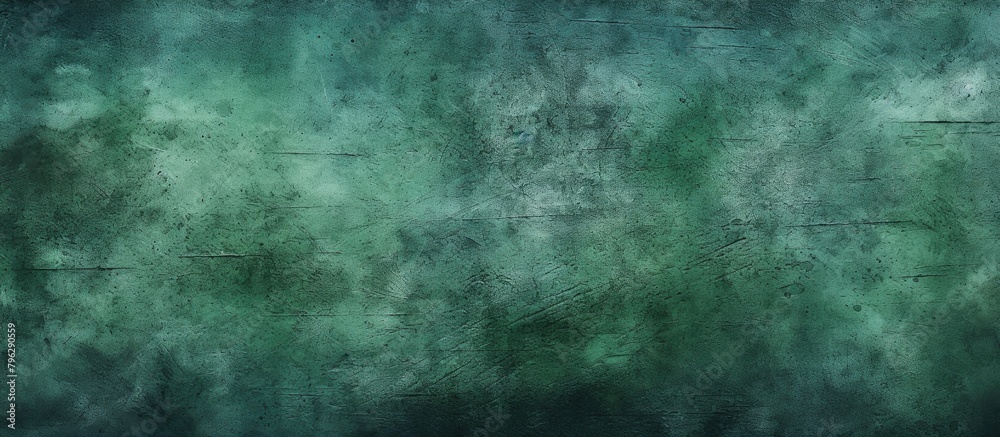 Wall mural Green and black textured background