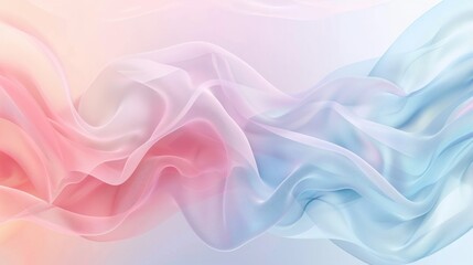 Abstract pastel background with soft pink and blue colors - obrazy, fototapety, plakaty