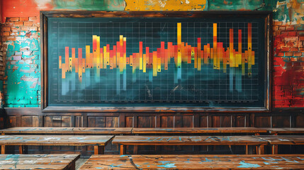 Visual column style explaining on graphical analysis each model - obrazy, fototapety, plakaty