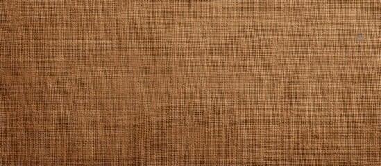 A brown fabric featuring a small repair - obrazy, fototapety, plakaty