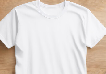 Empty Front of T-Shirt Mockup: Versatile Clothing Template