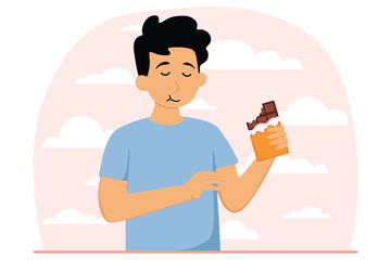 World Chocolate Day Flat Design