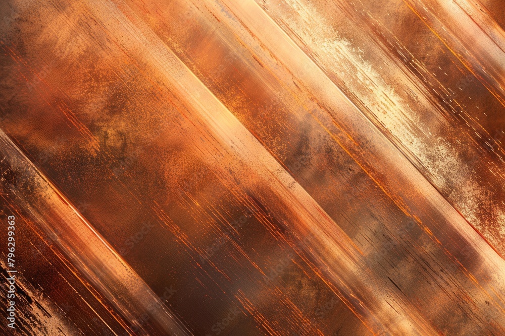 Poster detailed view of a metal surface with a blurred background. suitable for industrial or abstract conc