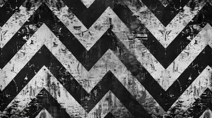 Simple black and white chevrons pattern. Suitable for backgrounds or geometric designs