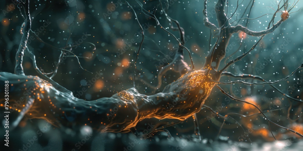 Poster detailed close up of tree branches. suitable for nature backgrounds