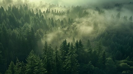 Misty Pines: Secrets of the Evergreen Forest